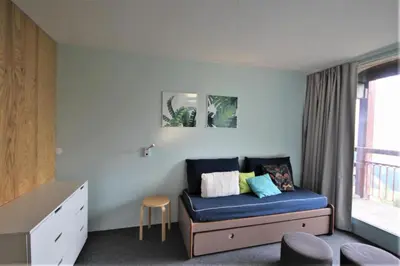 Un ou plusieurs lits dans un hébergement de l'établissement Résidence Varet 2 - Appartement rénové 3 pièces 7 personnes MAE-7854