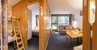 Un ou plusieurs lits dans un hébergement de l'établissement Résidence Nova 1 - Appartement 2 pièces 6 personnes proche des pistes MAE-7984