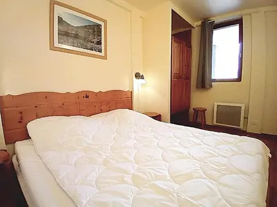 Un ou plusieurs lits dans un hébergement de l'établissement Terrasses E 206 PARC NAT VANOISE appart 6 pers