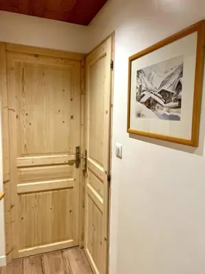 Plan de l'établissement Studio 4 p avec terrasse proche remontée mécanique