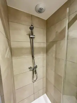 Salle de bains dans l'établissement Grand studio Champagny-le-Haut