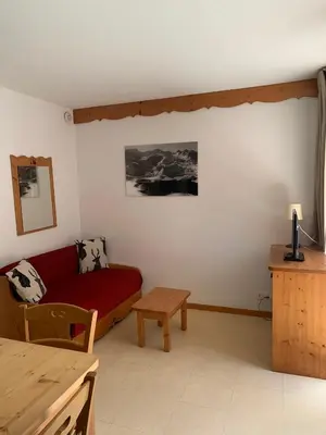 Coin salon dans l'établissement Les Balcons de la Vanoise appartement Val-Cenis-Termignon