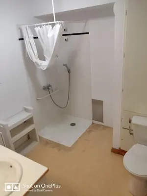 Salle de bains dans l'établissement Les Balcons de la Vanoise appartement Val-Cenis-Termignon