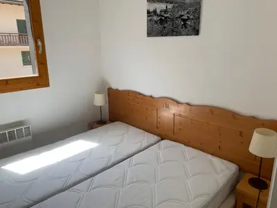 Un ou plusieurs lits dans un hébergement de l'établissement Les Balcons de la Vanoise appartement Val-Cenis-Termignon
