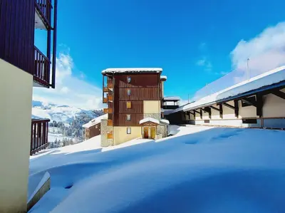 L'établissement 4-6 pers ski pieds Belle Plagne Les Gémeaux en hiver