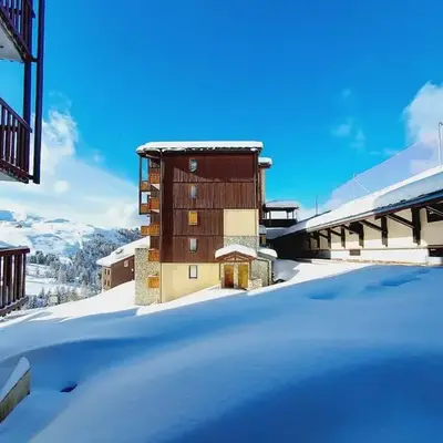 4-6 pers ski pieds Belle Plagne Les Gémeaux