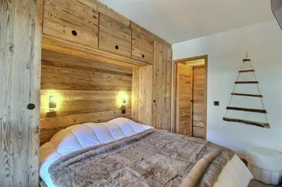 Un ou plusieurs lits dans un hébergement de l'établissement ARC 1950, Appartement 2 chambres, 8 personnes