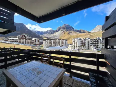 Vue générale sur la montagne ou vue sur la montagne depuis l'appartement