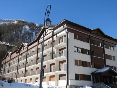 Vue générale sur la montagne ou vue sur la montagne depuis l'appartement