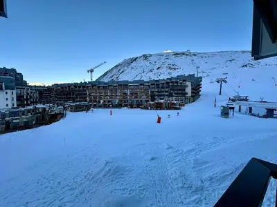 L'établissement Studio les Tufs pied des pistes Tignes Val Claret départ ESF en hiver
