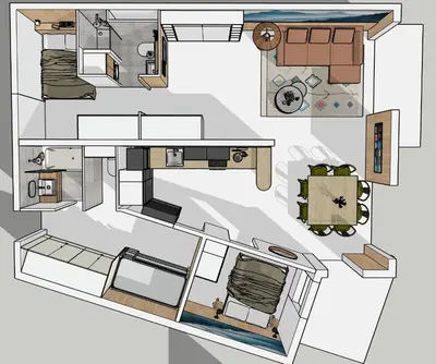 Plan de l'établissement Appartement neuf et cosy les Tommeuses vue splendide, sur piste, Tignes Val Claret