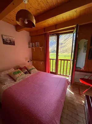 Un ou plusieurs lits dans un hébergement de l'établissement T2 5 p Champagny-le-Haut