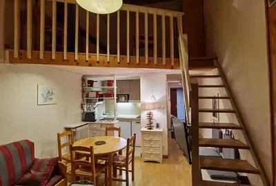 Cuisine ou kitchenette dans l'établissement MyHome - Génépis 29 - 4pax skis aux pieds Val Claret