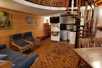 Cuisine ou kitchenette dans l'établissement MyHome - Génépis 33 - 4 pax skis aux pieds - Val Claret