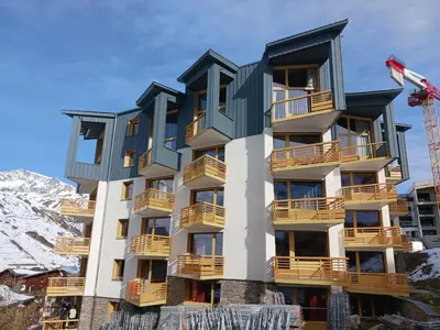 Vue générale sur la montagne ou vue sur la montagne depuis l'appartement