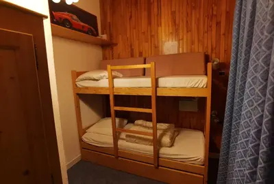 Un ou plusieurs lits superposés dans un hébergement de l'établissement MyHome - Génépis 35 - Duplex 6 pax skis aux pieds - Val Claret