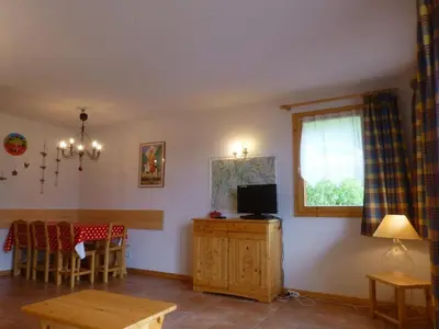 Télévision ou salle de divertissement dans l'établissement Appartement 3 pièces pour 6 pers avec balcon à Vallandry - Animaux admis - FR-1-757-108