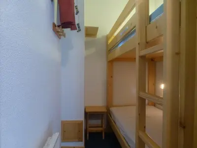 Un ou plusieurs lits superposés dans un hébergement de l'établissement Appartement 3 pièces pour 6 pers avec balcon à Vallandry - Animaux admis - FR-1-757-108