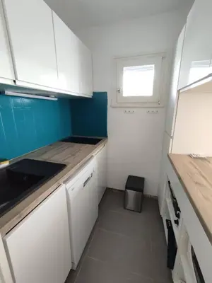 Cuisine ou kitchenette dans l'établissement BOR54 - Joli T3 lumineux 6pers, skis au pieds