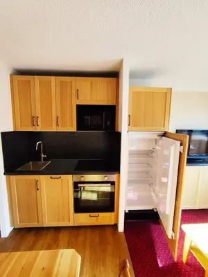 Cuisine ou kitchenette dans l'établissement BELLE PLAGNE - Pieds des pistes et ESF !