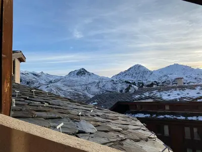 Vue générale sur la montagne ou vue sur la montagne depuis l'appartement
