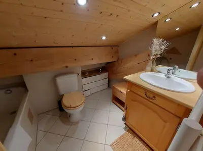 Salle de bains dans l'établissement Appartement cosy - 3 personnes