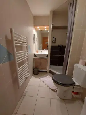 Salle de bains dans l'établissement Appartement cosy - 3 personnes