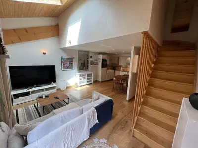 Télévision ou salle de divertissement dans l'établissement Appartement cosy - 3 personnes