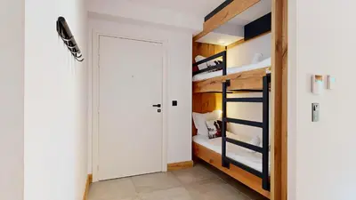 Un ou plusieurs lits dans un hébergement de l'établissement Evasion Alpine - Vue imprenable & Confort Moderne