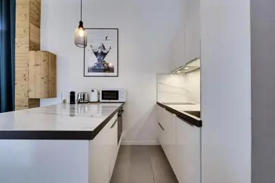 Cuisine ou kitchenette dans l'établissement Résidence Hameau De Toviere - Appartement confort et rénové · Proche des pistes MAE-8811