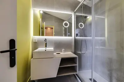 Salle de bains dans l'établissement Résidence Hameau De Toviere - Appartement confort et rénové · Proche des pistes MAE-8811
