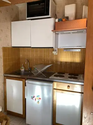 Cuisine ou kitchenette dans l'établissement SLA 203-Familial, 2 pièces pour 4pers