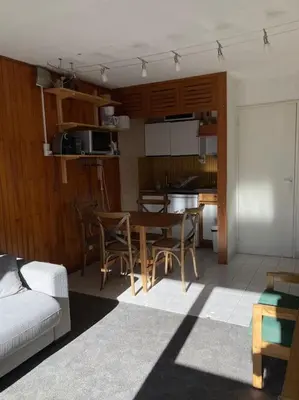 Cuisine ou kitchenette dans l'établissement SLA 203-Familial, 2 pièces pour 4pers