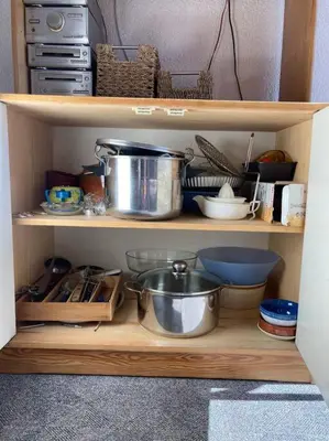 Cuisine ou kitchenette dans l'établissement SLA 203-Familial, 2 pièces pour 4pers