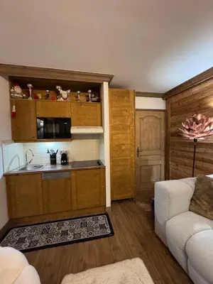 Cuisine ou kitchenette dans l'établissement ARC 1950 HAMEAU du GLACIER 306