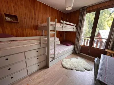 Un ou plusieurs lits dans un hébergement de l'établissement Spacieux appartement 6 pers, proche centre, animaux admis - FR-1-464-241