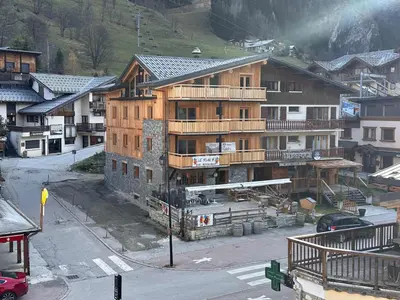 Vue générale sur la montagne ou vue sur la montagne depuis l'appartement