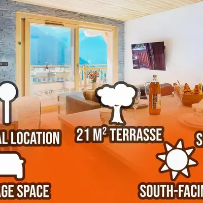 Localisation centrale et vue spectaculaire