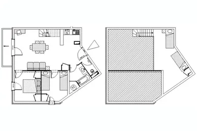 Plan de l'établissement Résidence Le Clos Vanoise - 3 pièces mezzanine spacieux et confortable. MAE-4311
