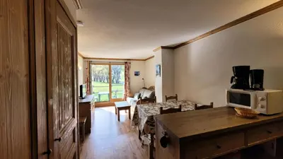 Cuisine ou kitchenette dans l'établissement Résidence Le Clos Vanoise - 2 Pièces pour 6 Personnes MAE-4371