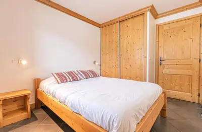 Un ou plusieurs lits dans un hébergement de l'établissement Résidence Le Criterium - Résidence Le Critérium 3 Chalet C Appartement 4 MAE-4481