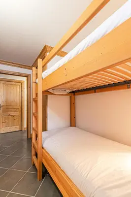 Un ou plusieurs lits dans un hébergement de l'établissement Résidence Le Criterium - Résidence Le Critérium 3 Chalet C Appartement 4 MAE-4481