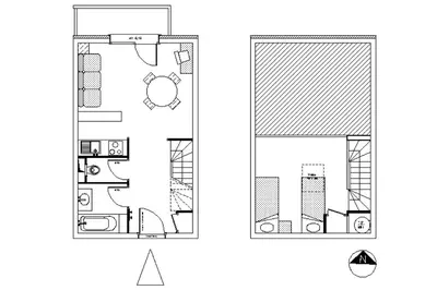 Plan de l'établissement Résidence Le Clos Vanoise - Studio mezzanine chalereux MAE-4571