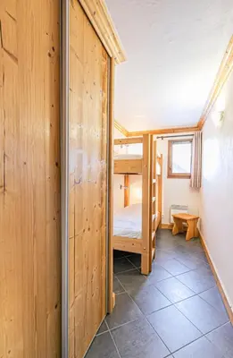 Un ou plusieurs lits dans un hébergement de l'établissement Résidence Le Criterium - Résidence Le Critérium 3 Chalet D Appartement 3 MAE-4591