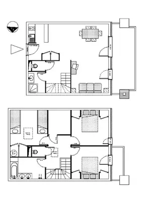 Plan de l'établissement Résidence Le Clos Vanoise - 4 Pièces pour 8 Personnes MAE-4601