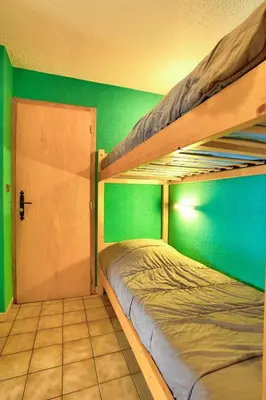Un ou plusieurs lits dans un hébergement de l'établissement Résidence Albaron - Appartement 3 pièces - coin montagne MAE-4701