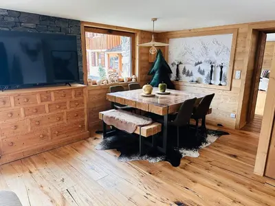 Télévision ou salle de divertissement dans l'établissement Somptueux appartement neuf, jardin sud, parking privé - FR-1-464-243