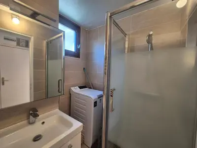 Salle de bains dans l'établissement Appartement confortable Tignes Val Claret, 5 pers, proche pistes - FR-1-502-593