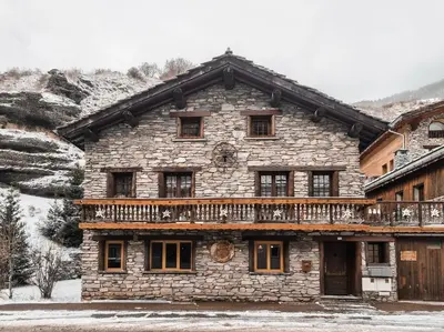 Vue générale sur la montagne ou vue sur la montagne depuis l'appartement