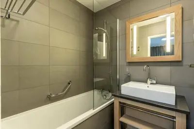 Salle de bains dans l'établissement Résidence Les Monarques - MONARQUES 905 MAE-0151